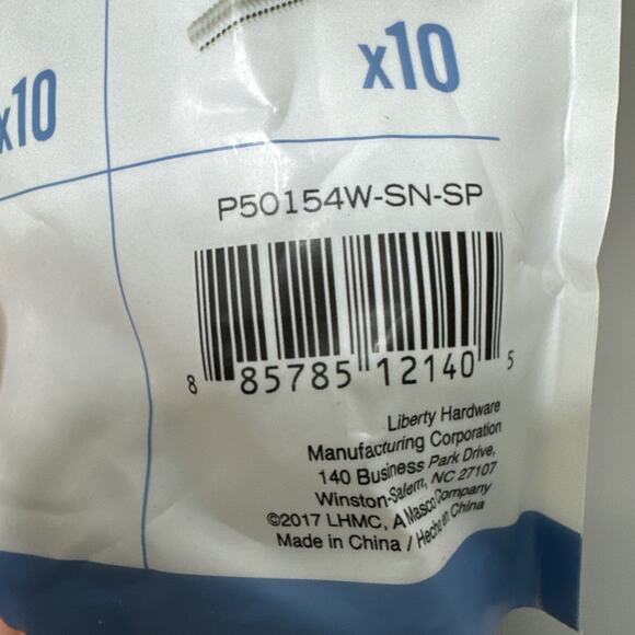 Brainerd Round 1.18-in Satin Nickel Round Cabinet Knob 10-PK - NEW - Picture 4 of 4